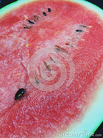 Closed up image of red juicy watermelon. Stock Photo